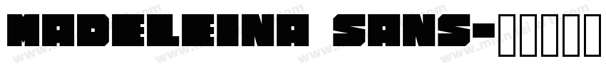 Madeleina Sans字体转换